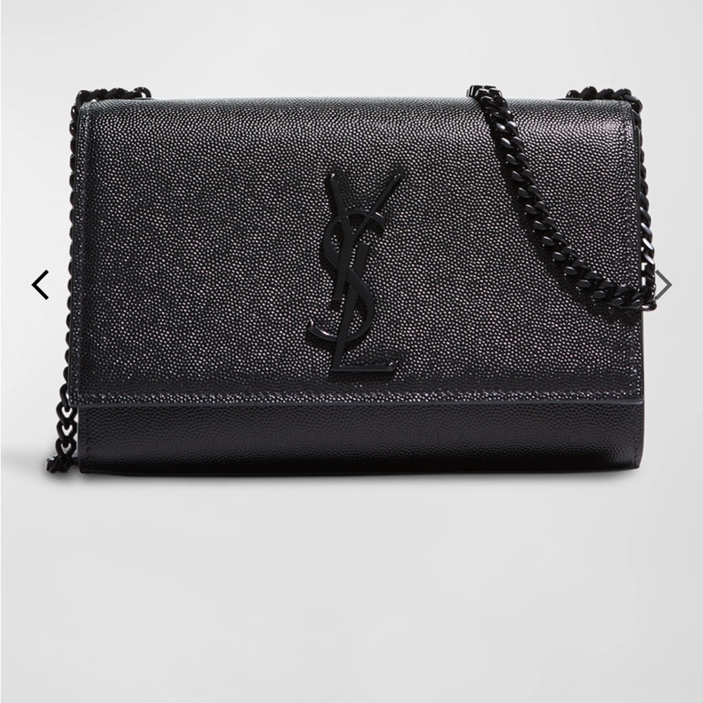 Kate Small YSL Crossbody Bag in Grained Leather